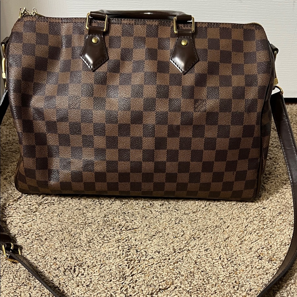 3347 LV speedy damier  bandolier 35